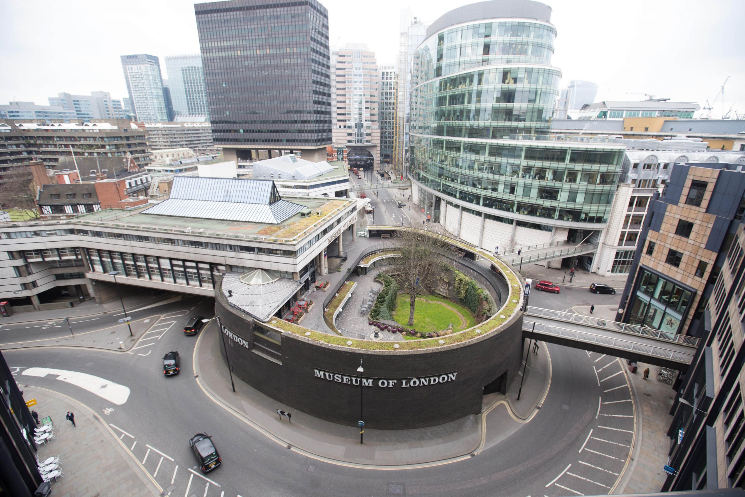 Museum of London aerial shot (c) Museum of London