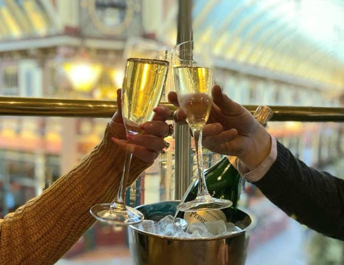 Prosecco for Valentines Day at Leadenhall Market