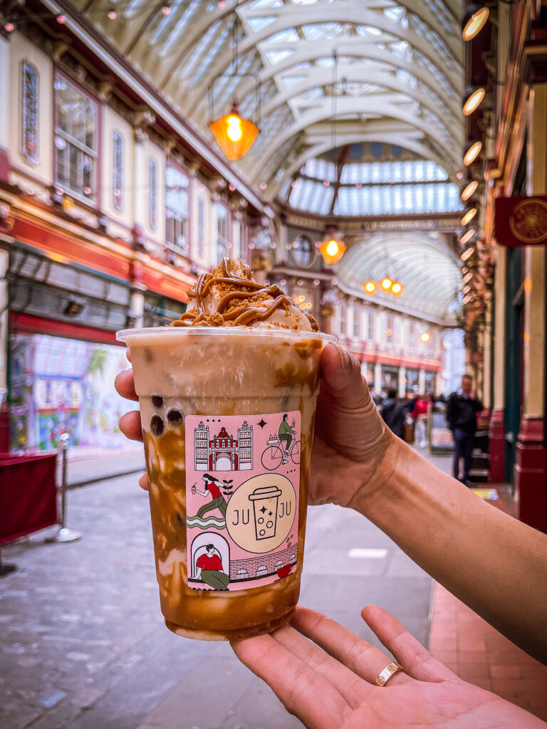 JUJU bubble tea at Leadenhall Market