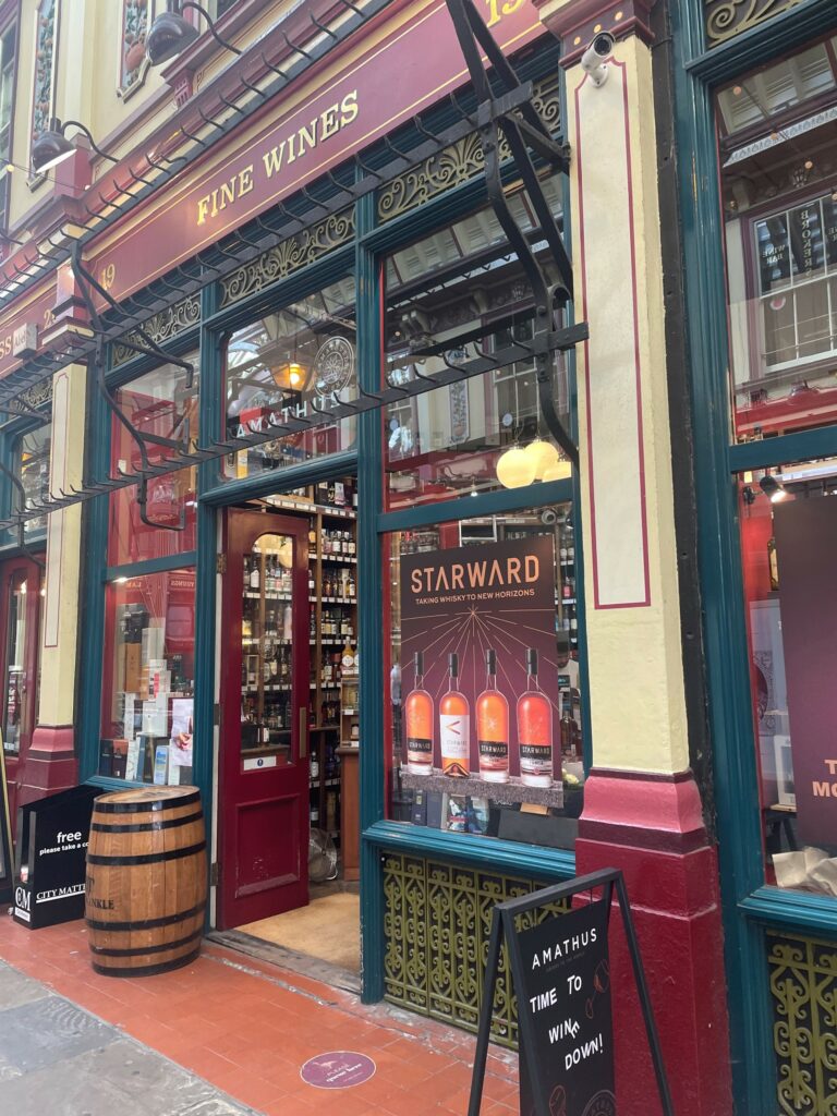 An image of Amathus for Wine and cheese tasting at Leadenhall Market