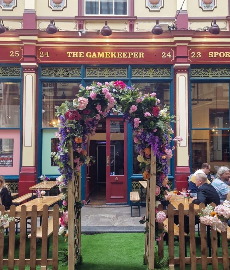 The Gamekeeper at Leadenhall Market outdoor area