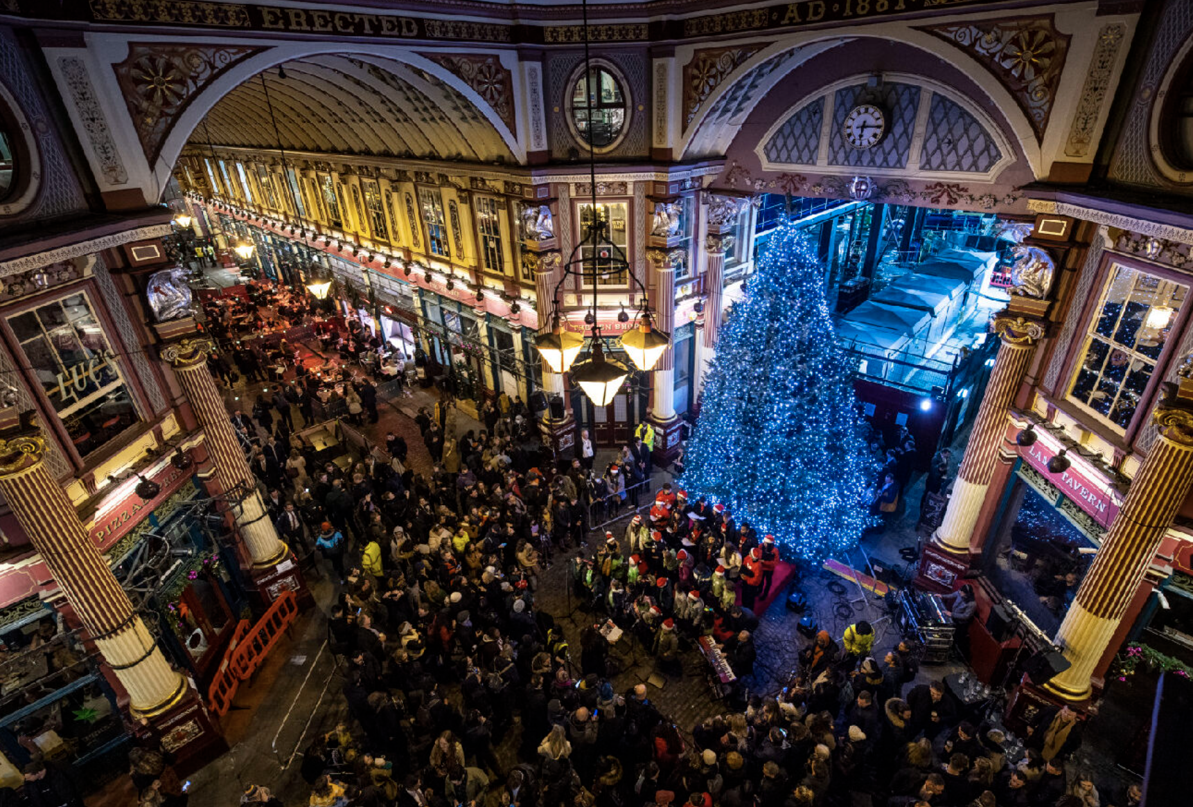 Festive guided walks at Leadenhall Market in the City of London