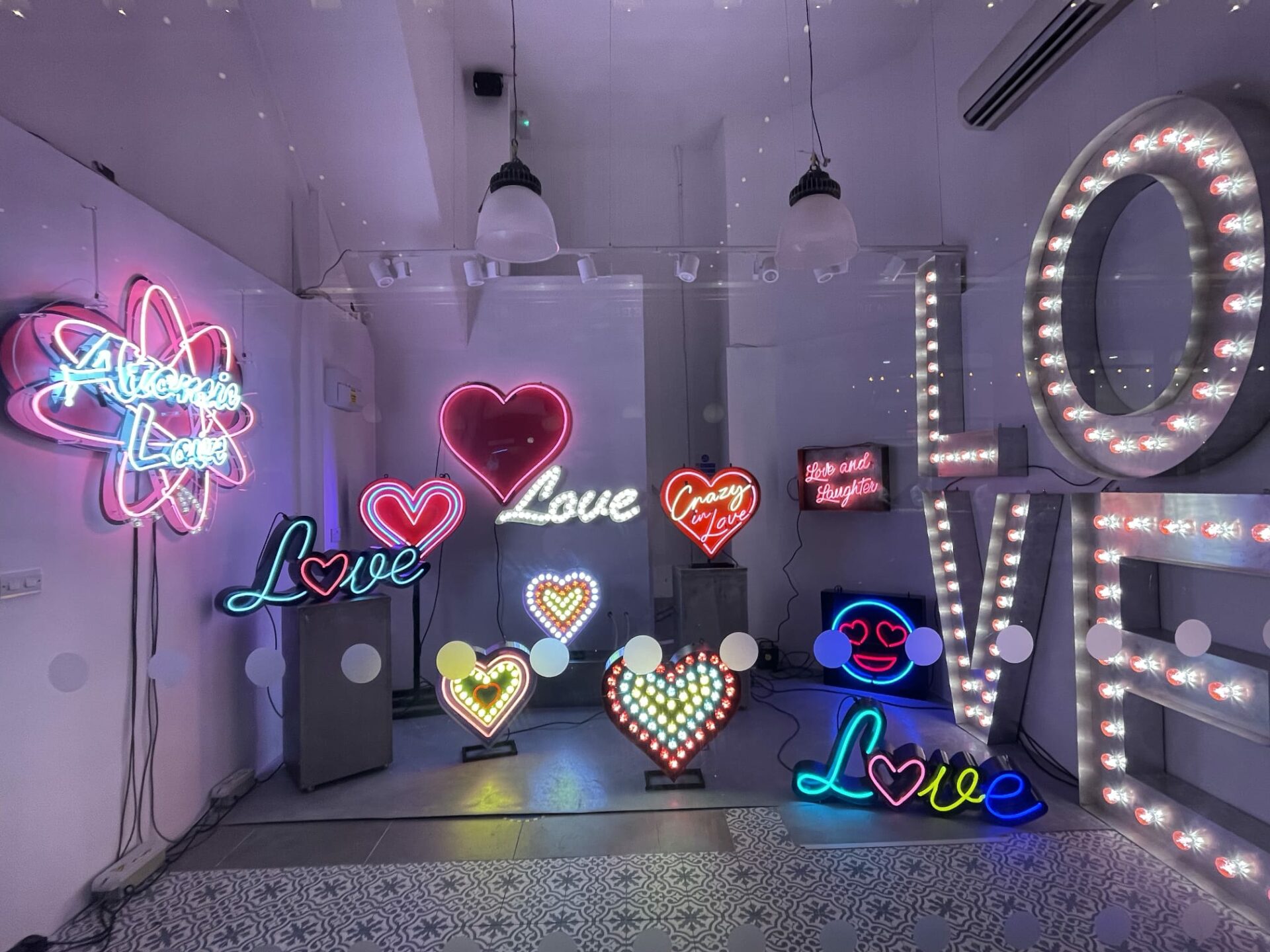 Kemp London Valentine's Display